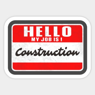 construction Sticker